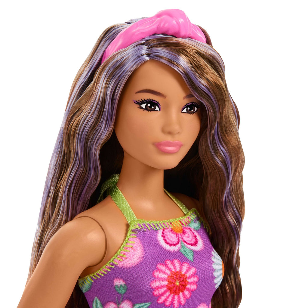 Barbie Fashionistas-Puppe Nr. 244 im floralen Outfit