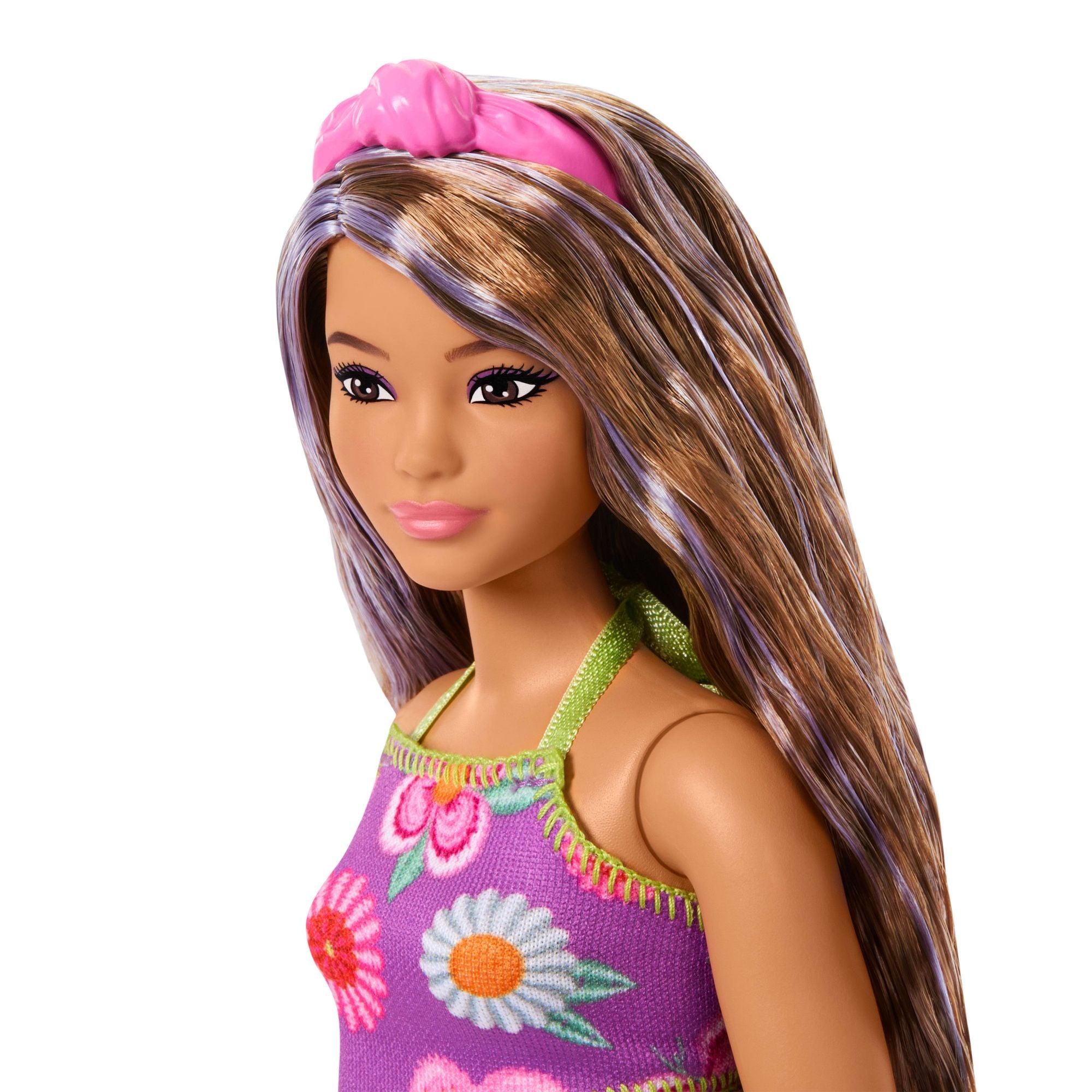 Barbie Fashionistas-Puppe Nr. 244 im floralen Outfit