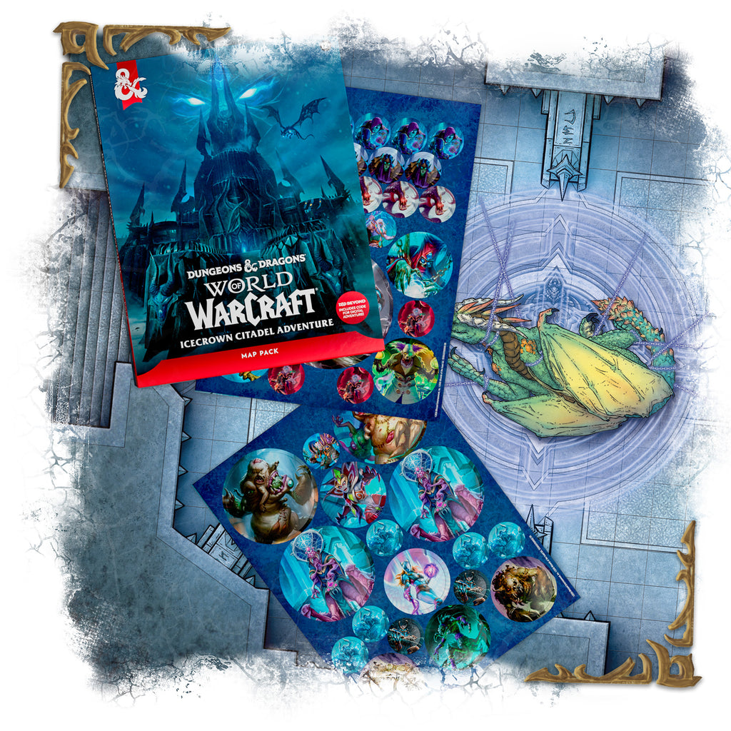 Dungeons & Dragons - World of Warcraft - Icecrown Citadel Adventure Map Pack - Englisch
