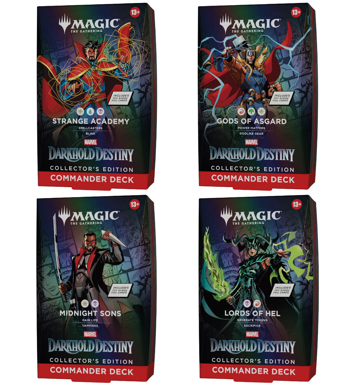 MTG - Marvel: Darkhold Destiny - Collector Deck Display (4 Decks) - Englisch - (Vorbestellung - Release: 09.04.2027)