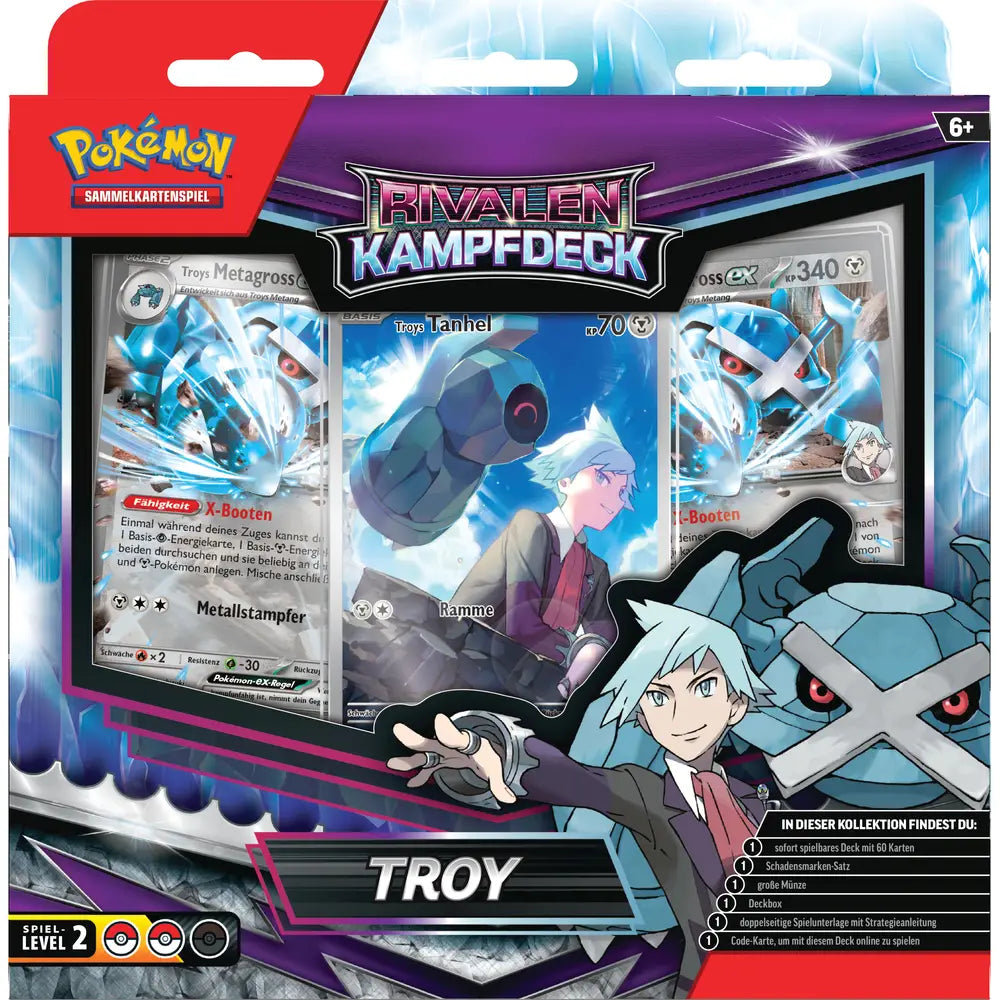Pokémon TCG - Rivalen Kampfdeck - Troy Rival Battle Deck - Deutsch