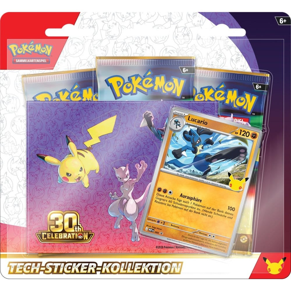 Pokémon TCG - Box - 30th Celebration - Tech-Sticker Kollektion #2 - Deutsch