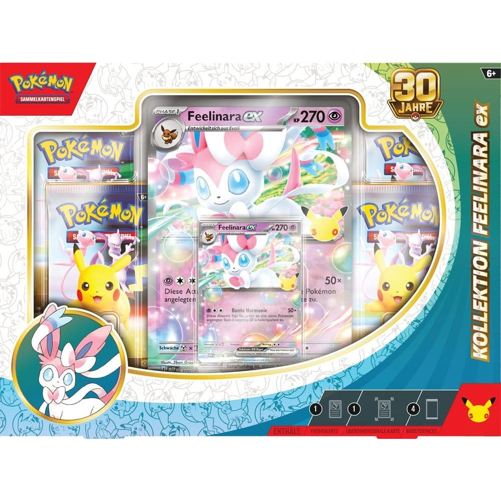 Pokémon TCG - Box - 30th Celebration - Kollektion Feelinara-ex - Deutsch