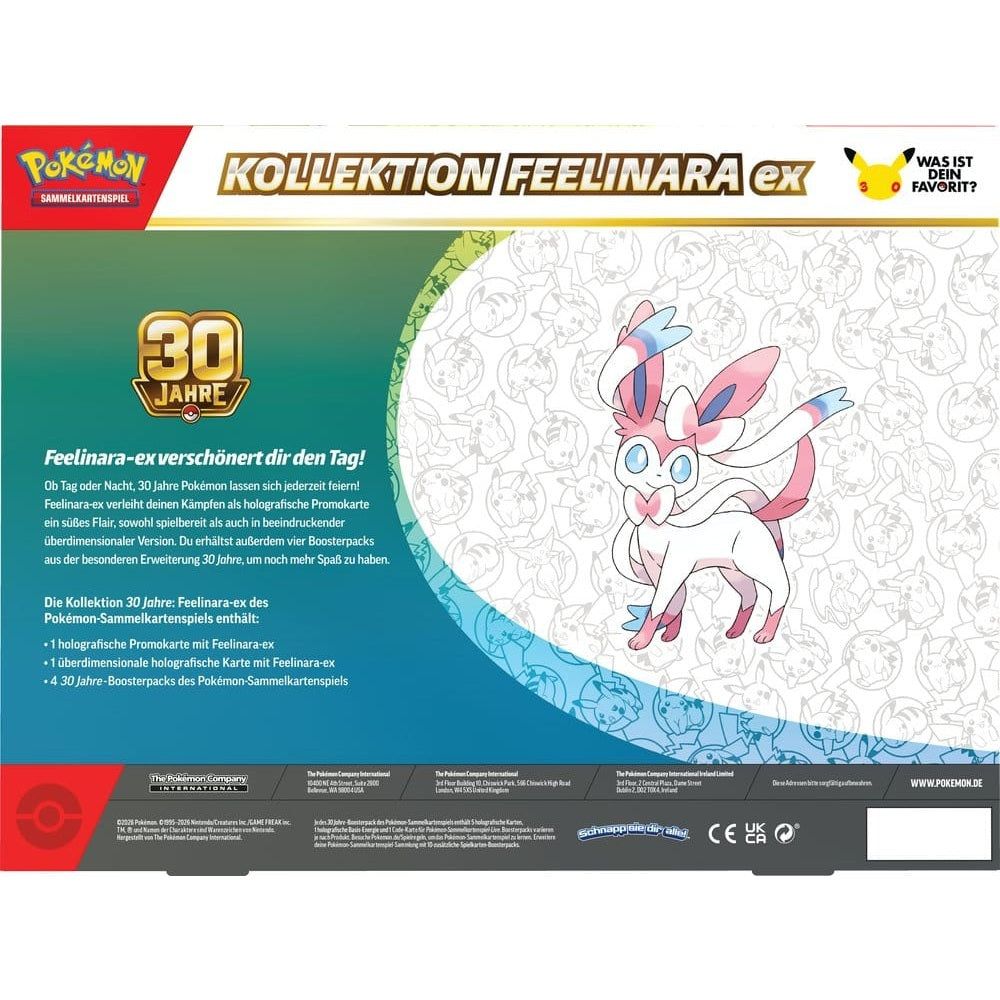 Pokémon TCG - Box - 30th Celebration - Kollektion Feelinara-ex - Deutsch