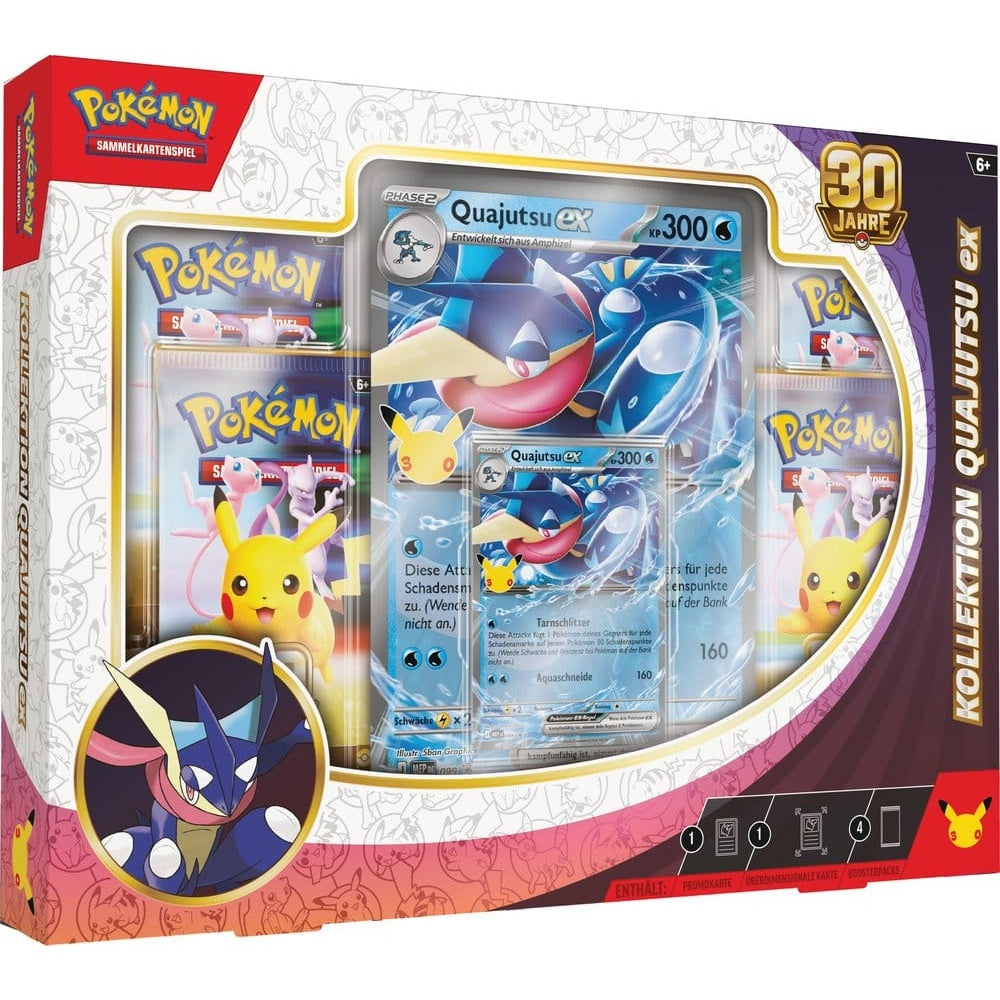 Pokémon TCG - Box - 30th Celebration - Kollektion Quajutsu-ex - Deutsch