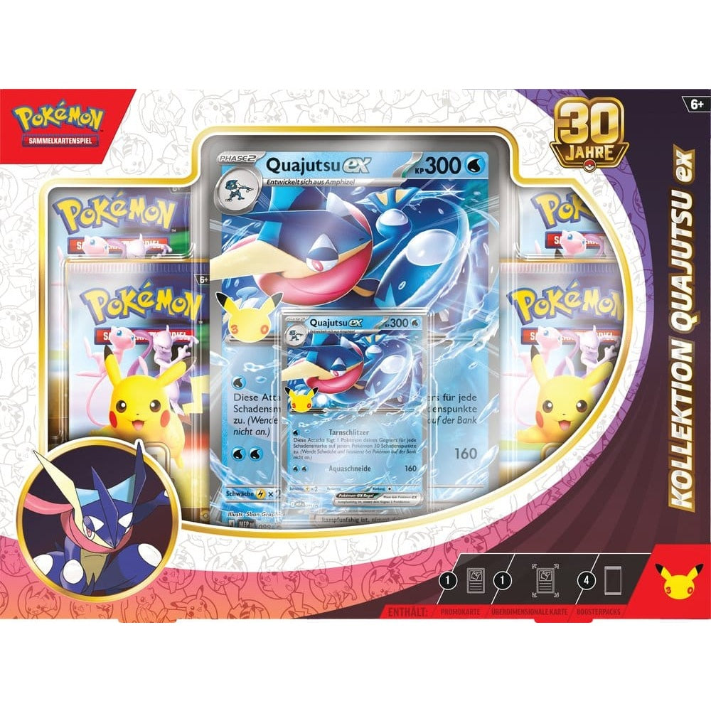 Pokémon TCG - Box - 30th Celebration - Kollektion Quajutsu-ex - Deutsch