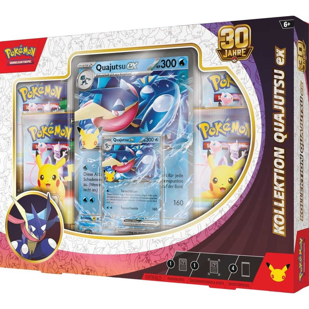 Pokémon TCG - Box - 30th Celebration - Kollektion Quajutsu-ex - Deutsch