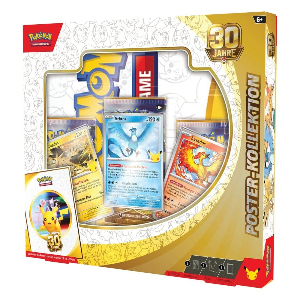 Pokémon TCG - Box - 30th Celebration - Poster-Kollektion - Deutsch