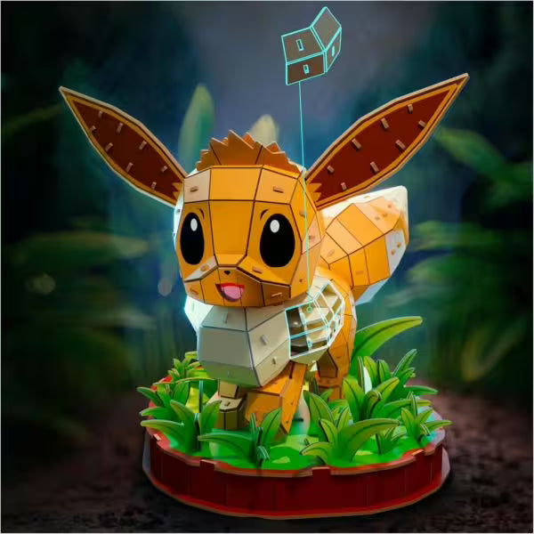 Spin Master - Evoli 4D Build Puzzle - Pokémon - ab 12 Jahren