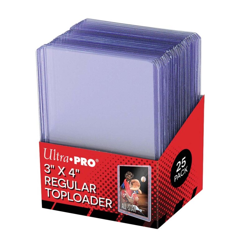 Ultra Pro - 3" x 4" Clear Regular Toploader - (25 pieces)