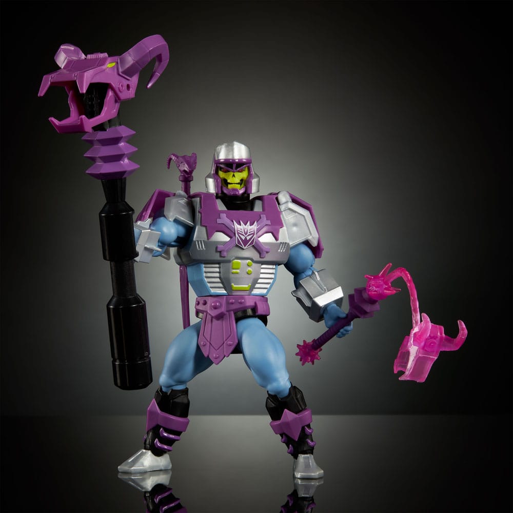Masters of the Universe x Transformers Actionfigur Megatron Armor Skeletor heo European Exclusive 14 cm