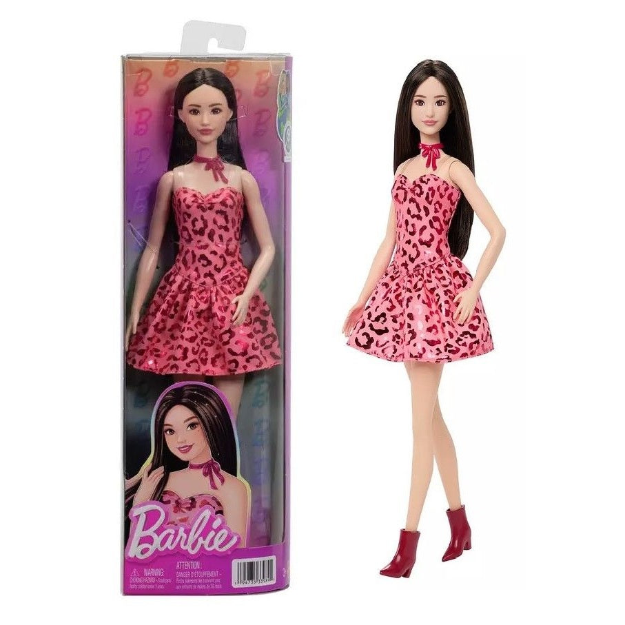 Barbie Fashionistas-Puppe Nr. 246 mit pinkem Leo Outfit