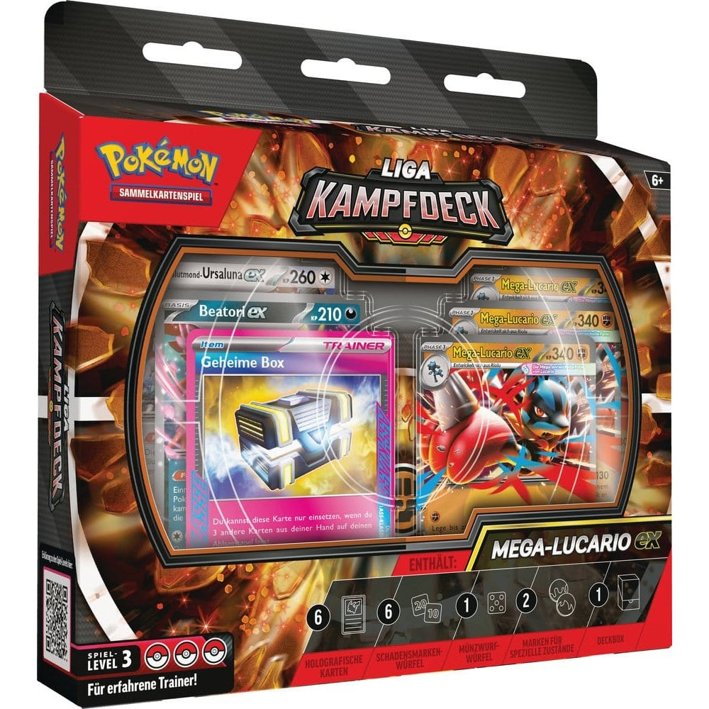 Pokémon TCG - Liga Kampfdeck - Mega-Lucario-ex - Deutsch
