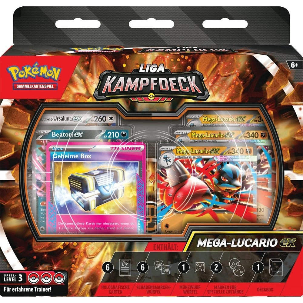 Pokémon TCG - Liga Kampfdeck - Mega-Lucario-ex - Deutsch