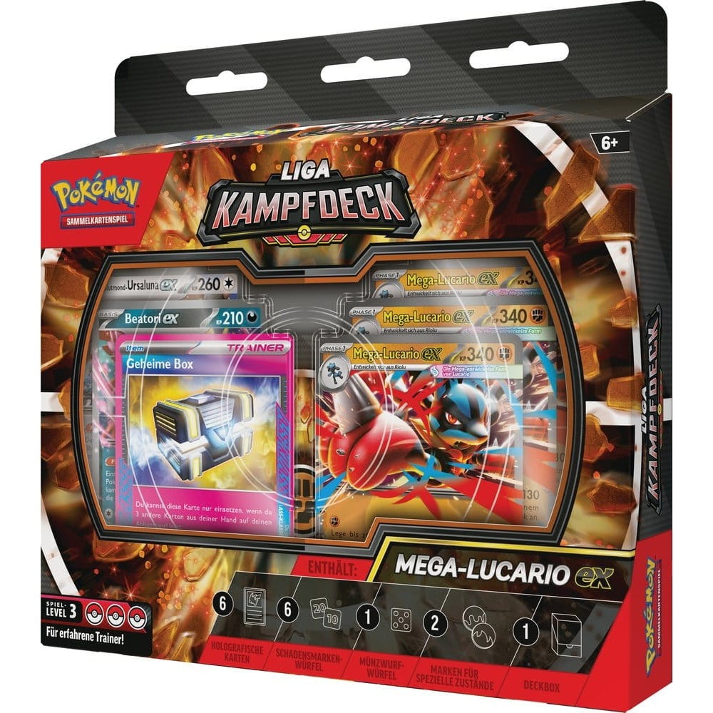 Pokémon TCG - Liga Kampfdeck - Mega-Lucario-ex - Deutsch