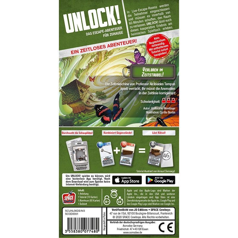 Unlock! Verloren im Zeitstrudel! (Einzelszenario)- ab 10 Jahren