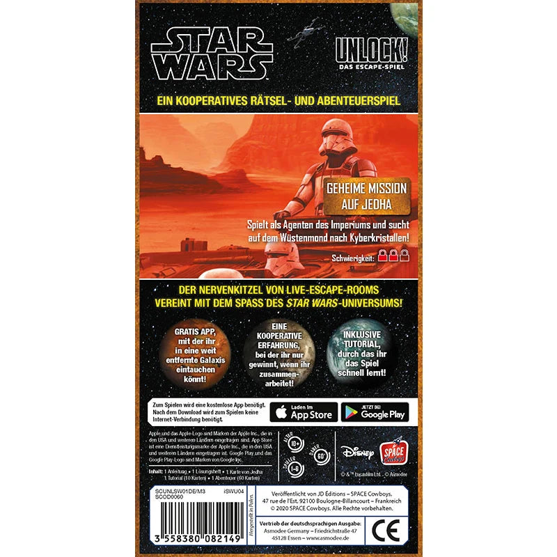 Unlock! Star Wars Geheime Mission auf Jedha (Einzelszenario)- ab 10 Jahren