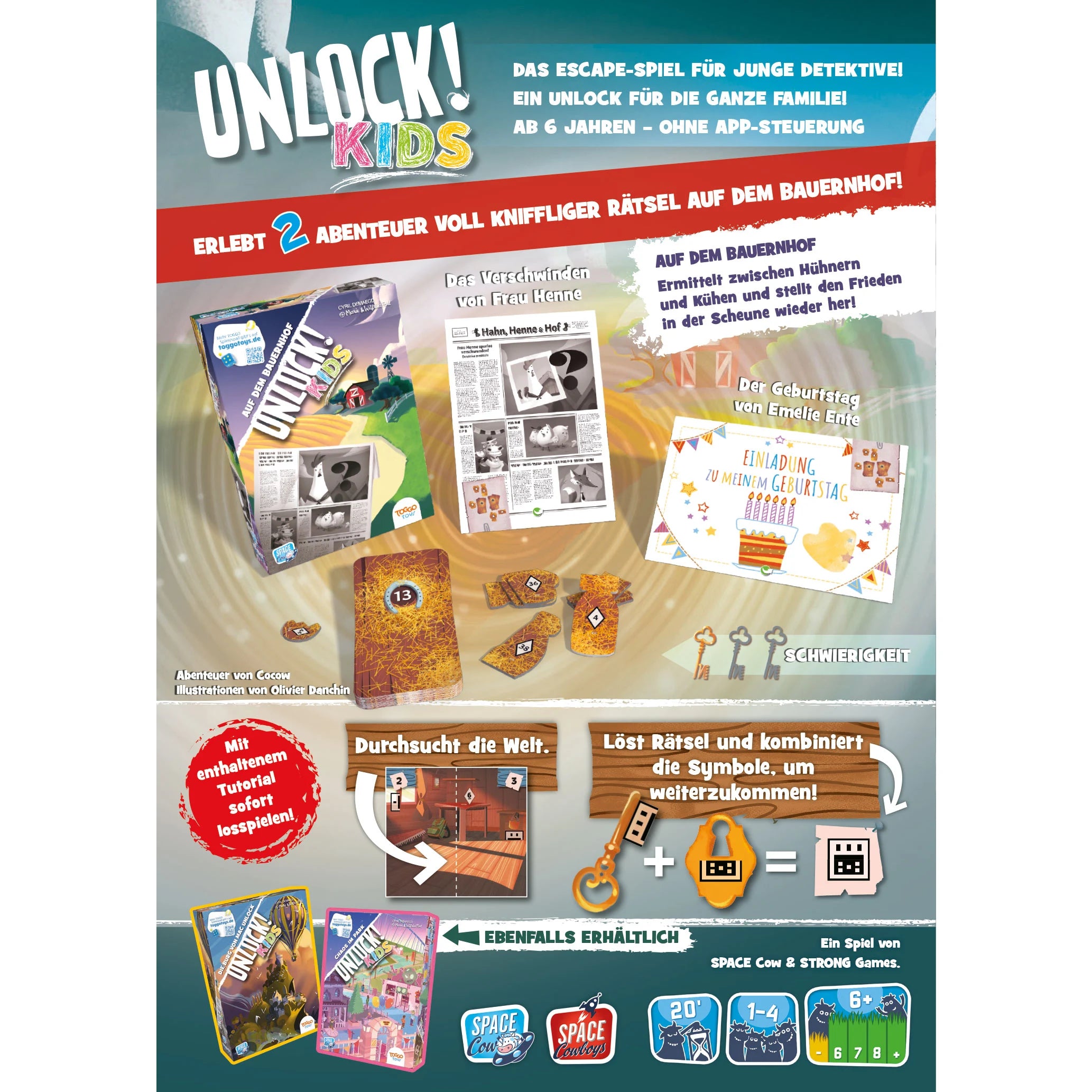 Unlock! Kids Auf dem Bauernhof (Einzelszenario)- ab 6 Jahren