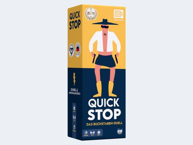 Quickstop Das Buchstaben-Duell Kartenspiel - ab 10 Jahren