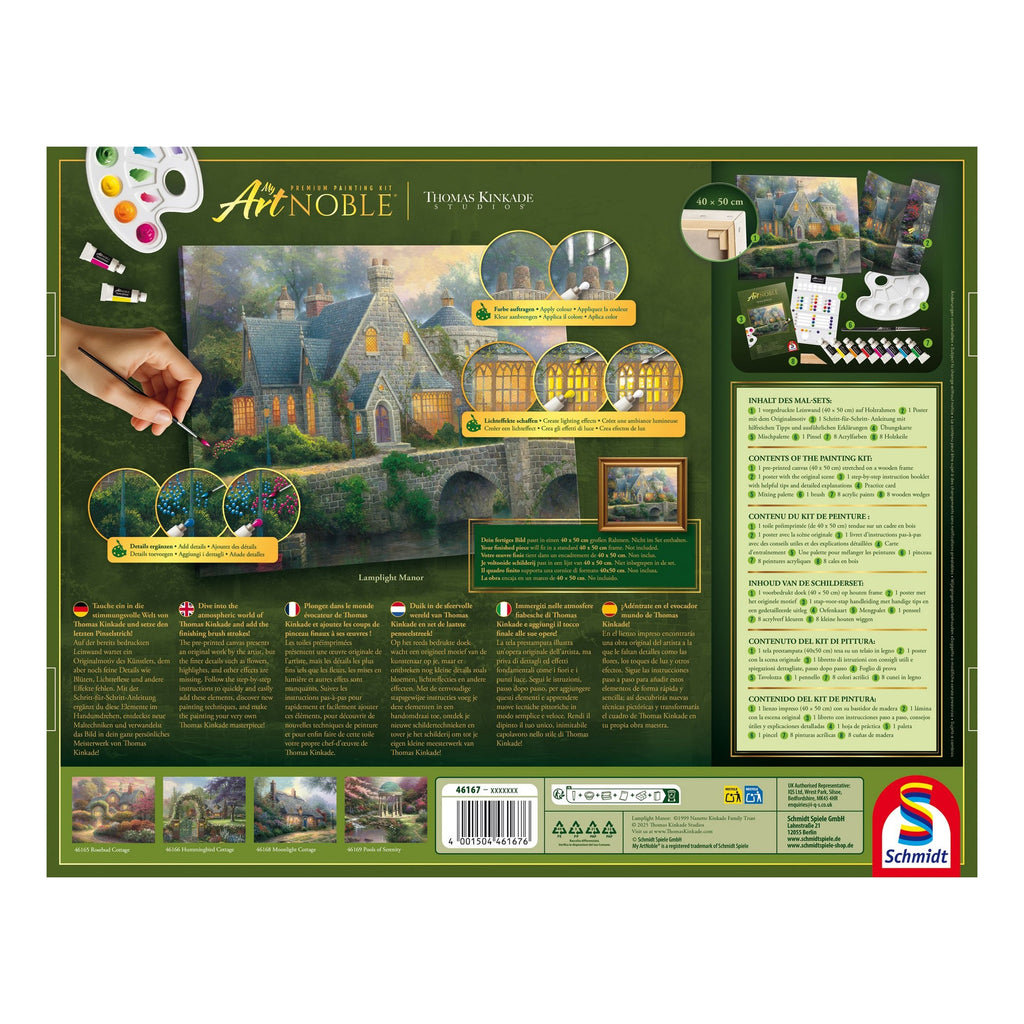 Artnoble Kinkade Lamplight Manor Malen 40x50cm