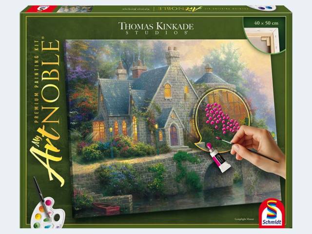 Artnoble Kinkade Lamplight Manor Malen 40x50cm