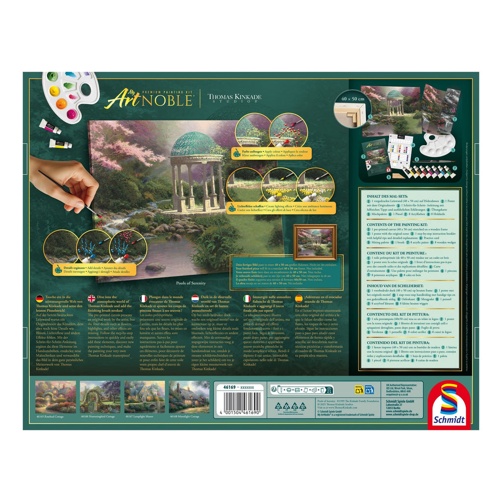 Artnoble Kinkade Pools of Serenity Malen 40x50cm