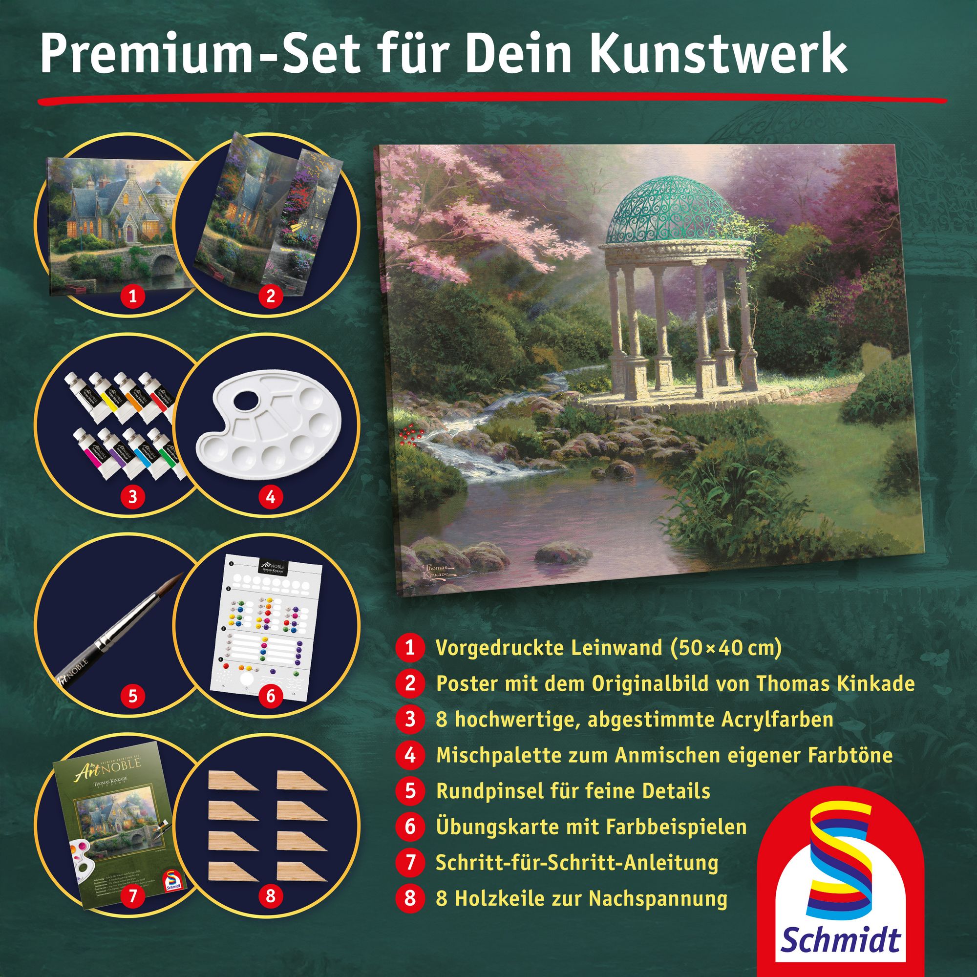 Artnoble Kinkade Pools of Serenity Malen 40x50cm