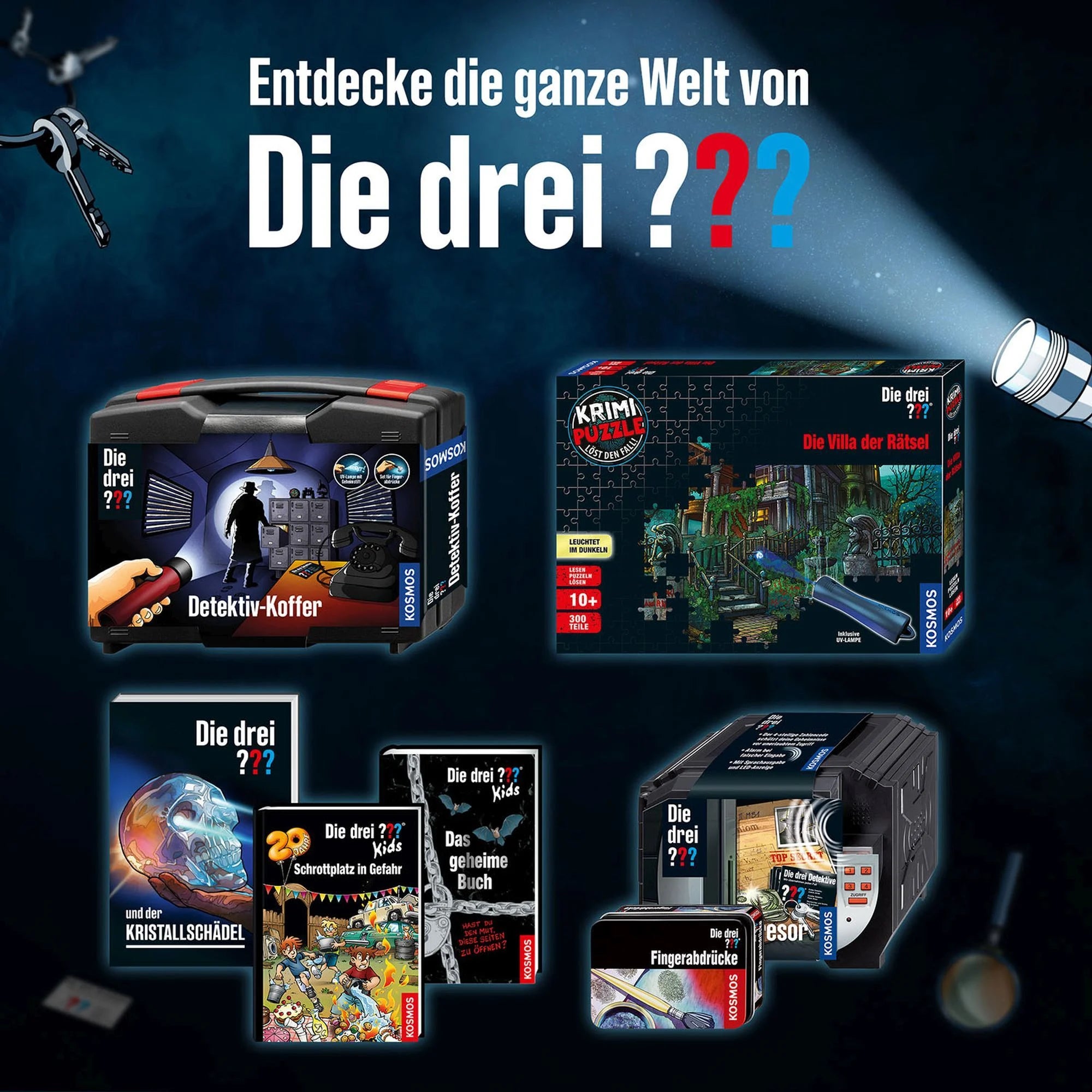 Die drei ??? Fingerabdrücke (kl. Dose) - ab 8 Jahren