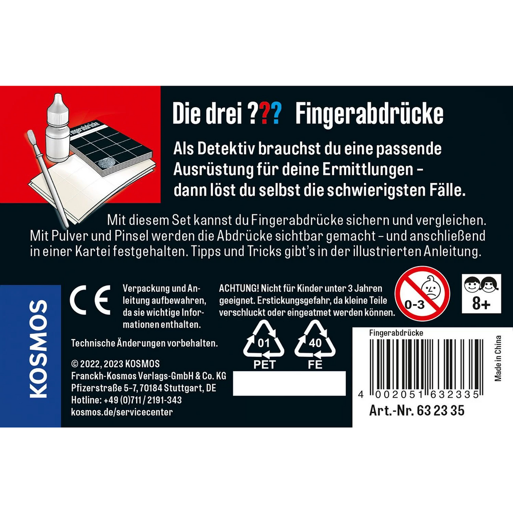 Die drei ??? Fingerabdrücke (kl. Dose) - ab 8 Jahren