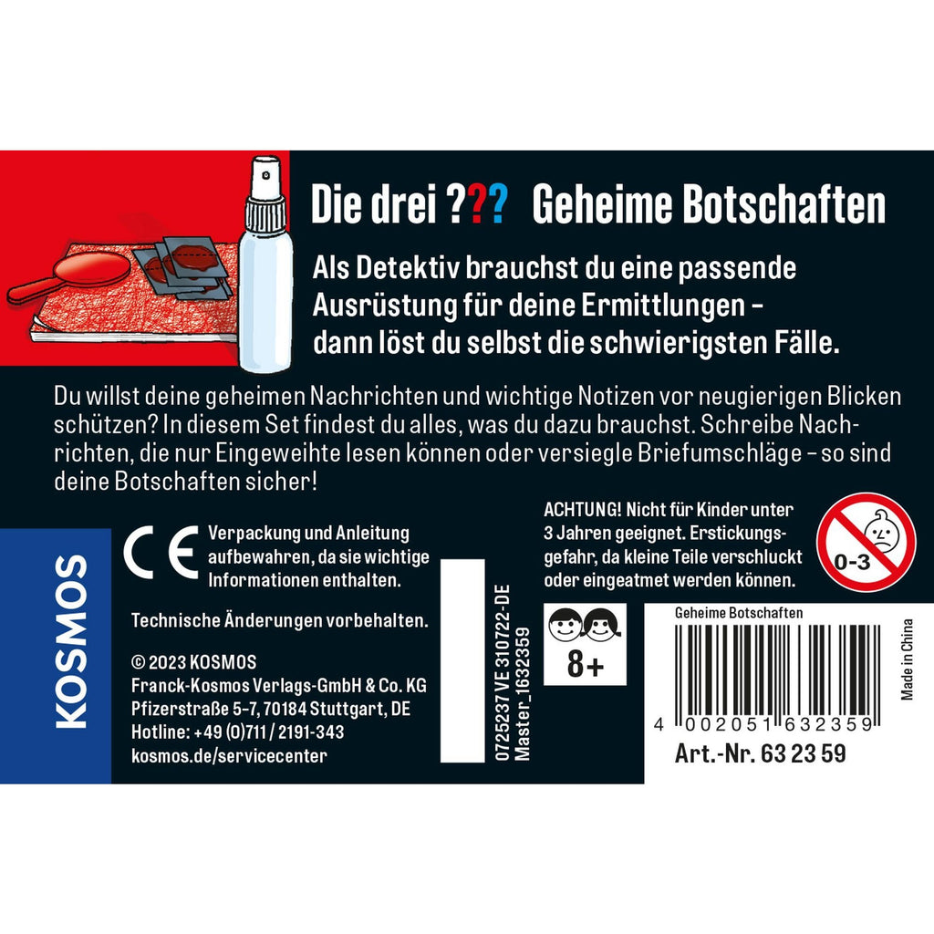 Die drei ??? Geheime Botschaften (kl. Dose) - ab 8 Jahren