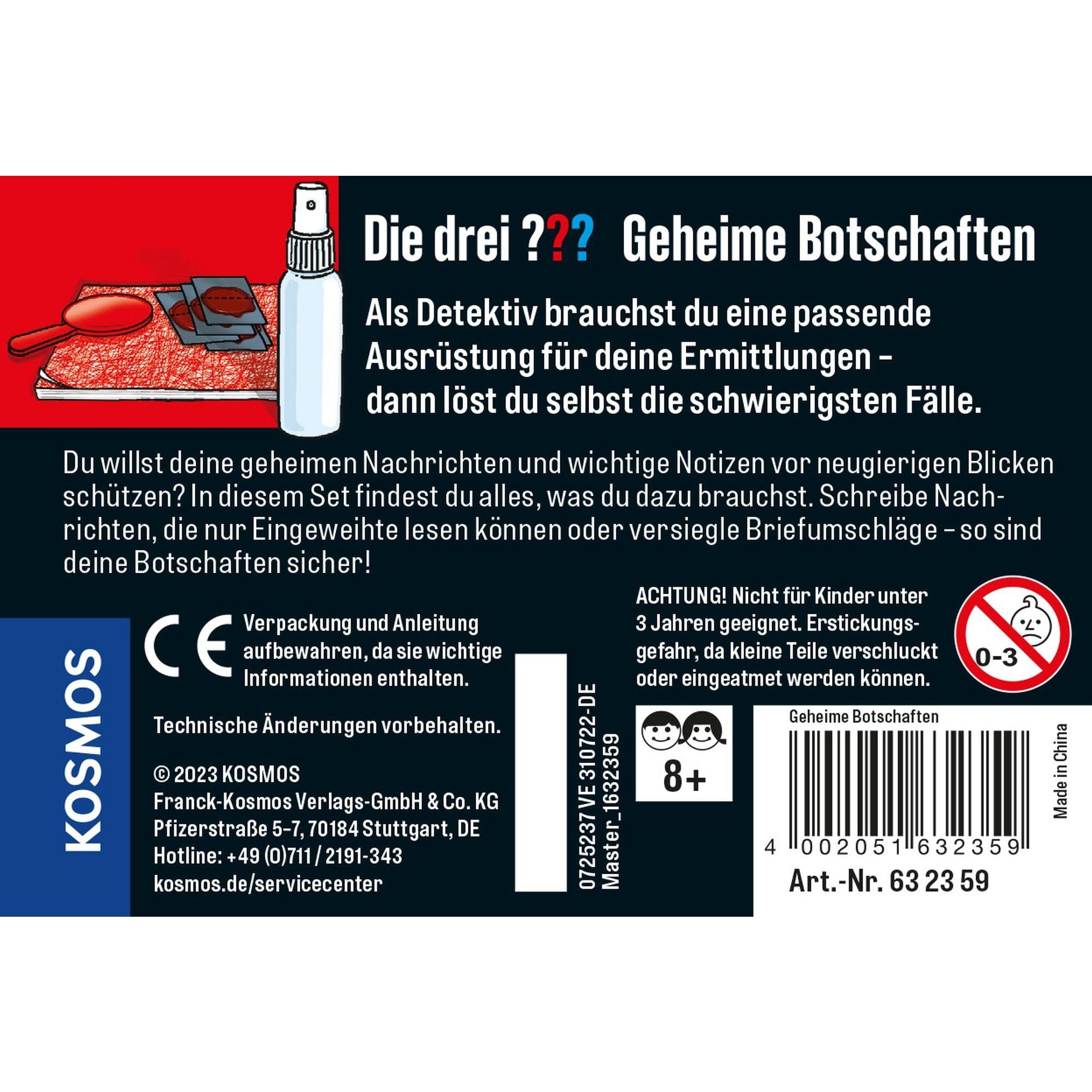 Die drei ??? Geheime Botschaften (kl. Dose) - ab 8 Jahren