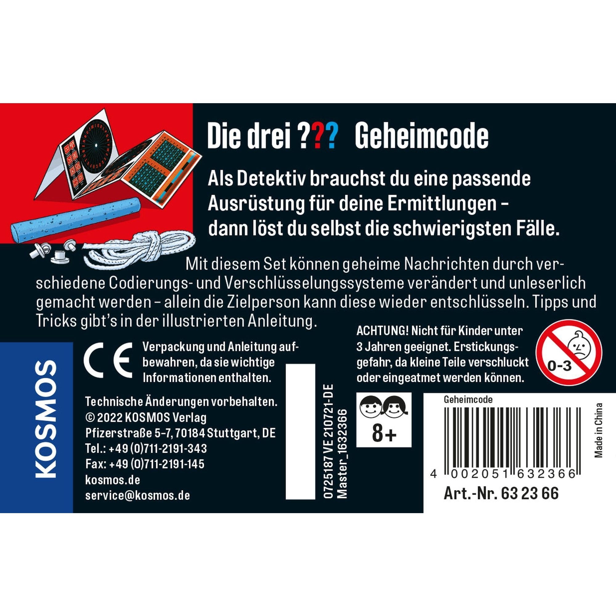 Die drei ??? Geheimcode (kl. Dose) - ab 8 Jahren