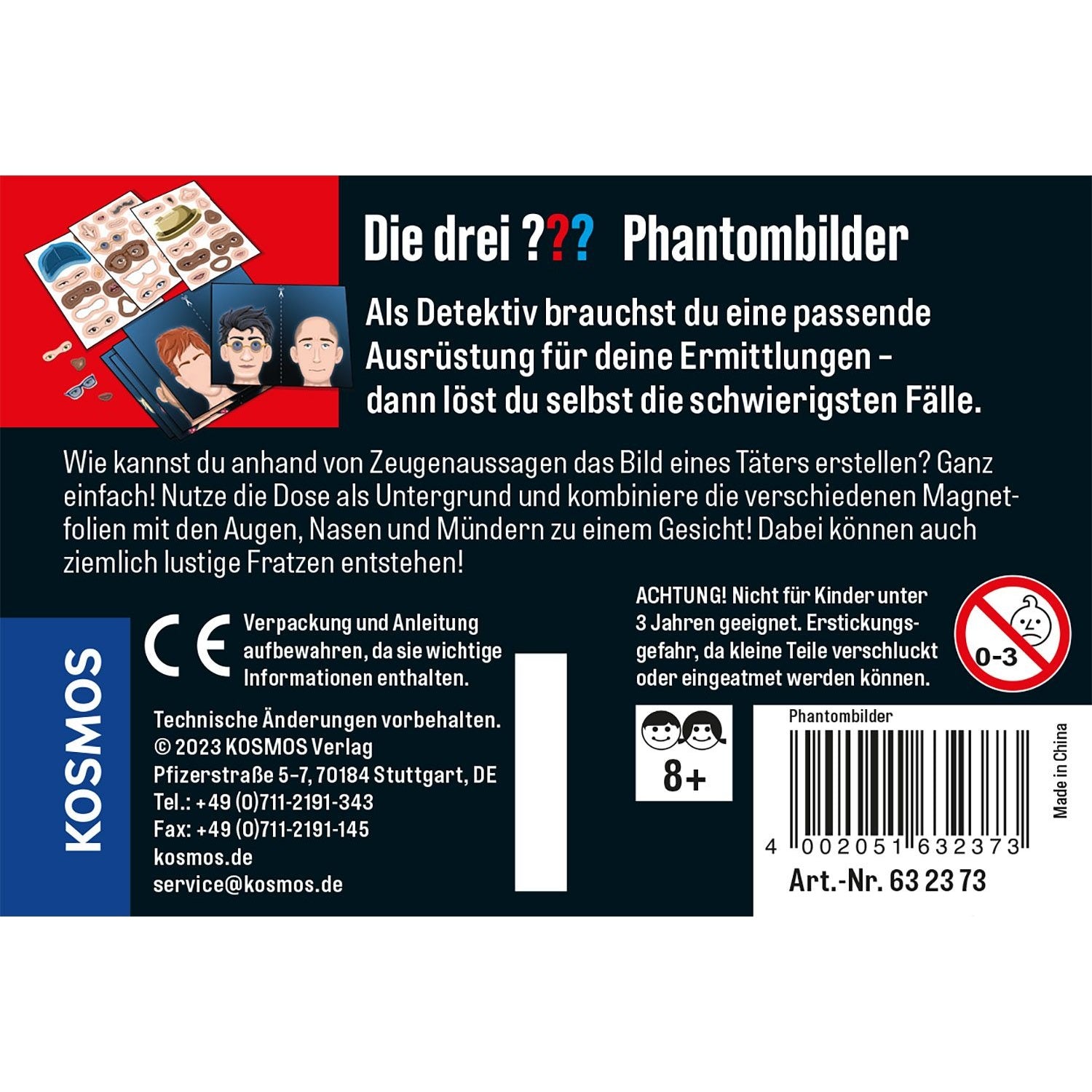 Die drei ??? Phantombilder (kl. Dose) - ab 8 Jahren