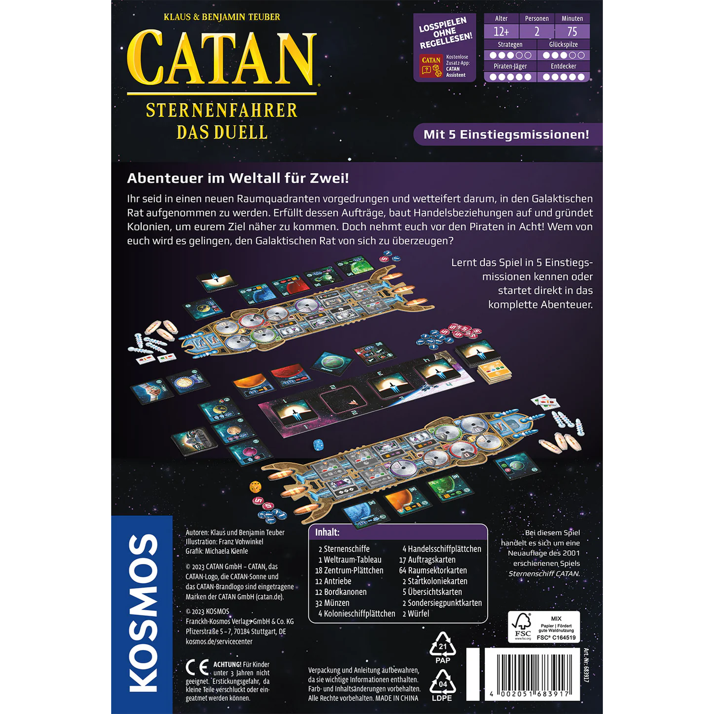 Catan – Sternenfahrer - Das Duell ( 2 Spieler)