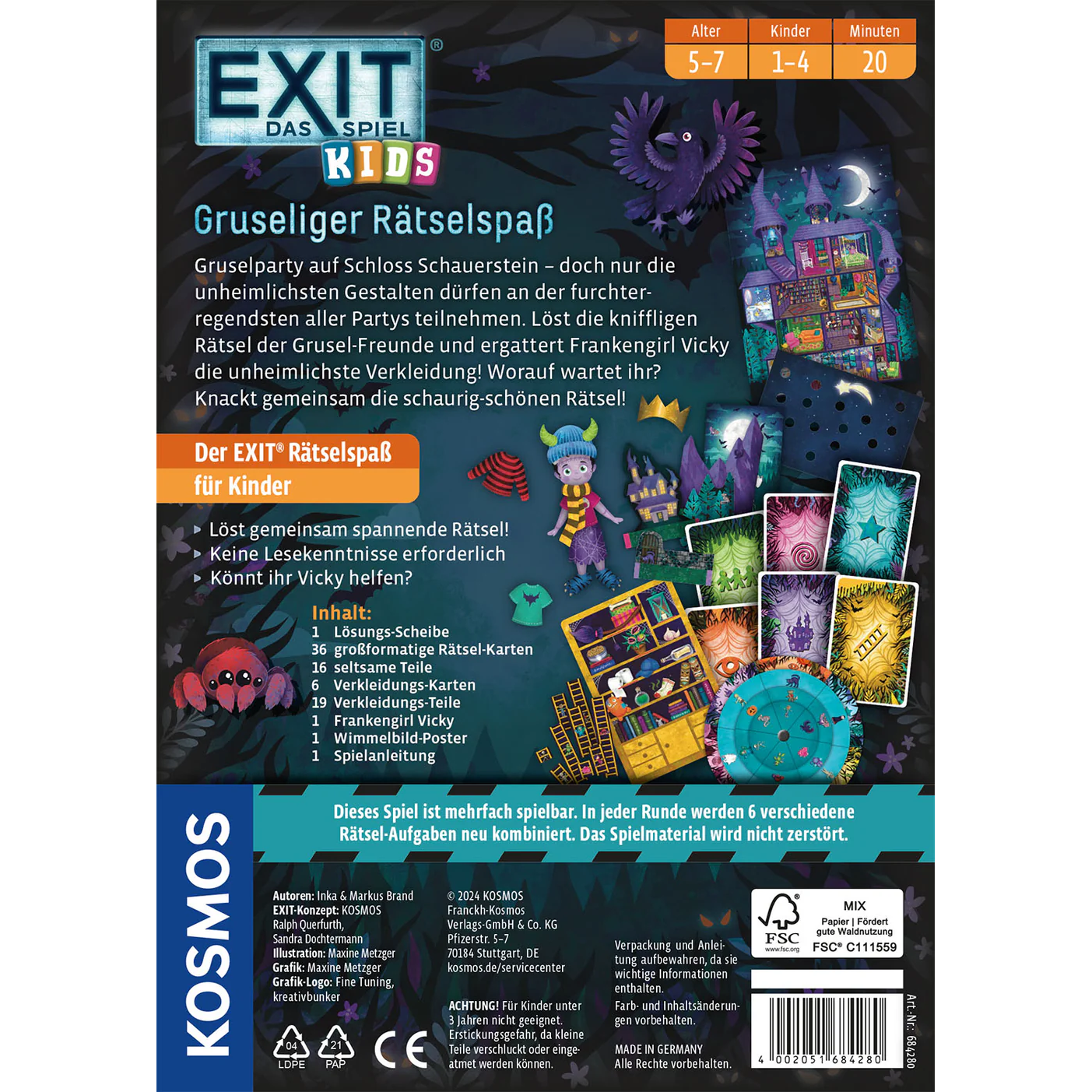 EXIT – Das Spiel Kids: Gruseliger Rätselspaß - ab 5 Jahren