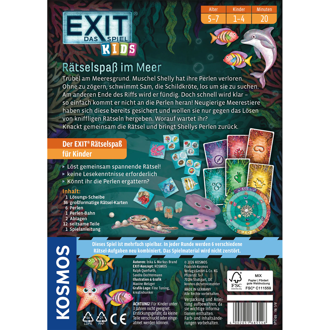 EXIT – Das Spiel Kids: Rätselspaß im Meer - ab 5 Jahren