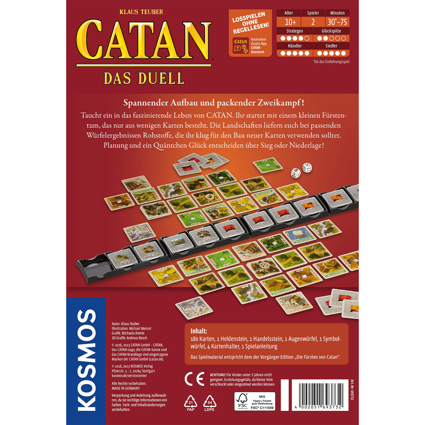 Catan – Das Duell (2 Spieler) - ab 10 Jahren