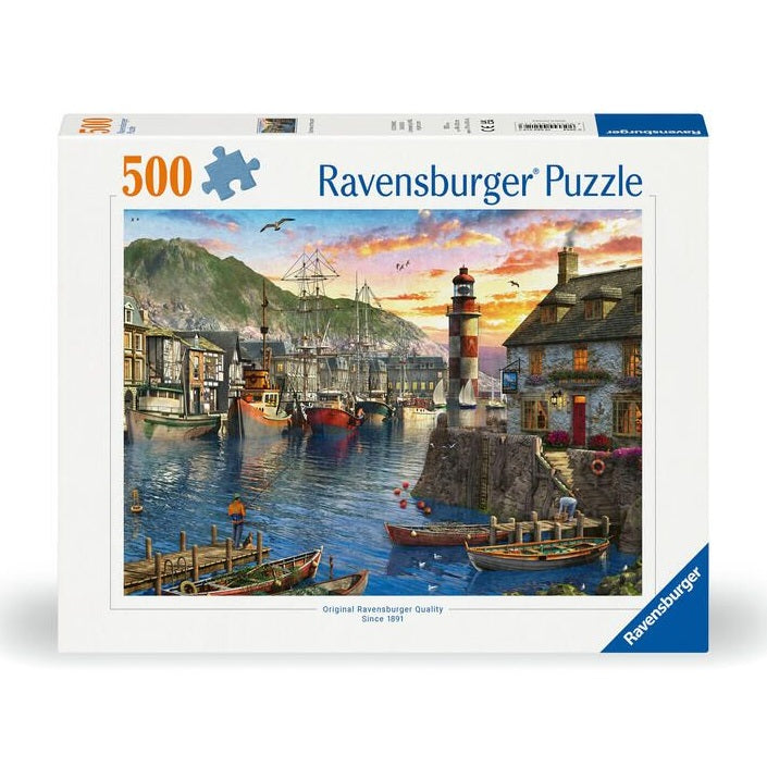 Morgens am Hafen Puzzle (500 Teile)