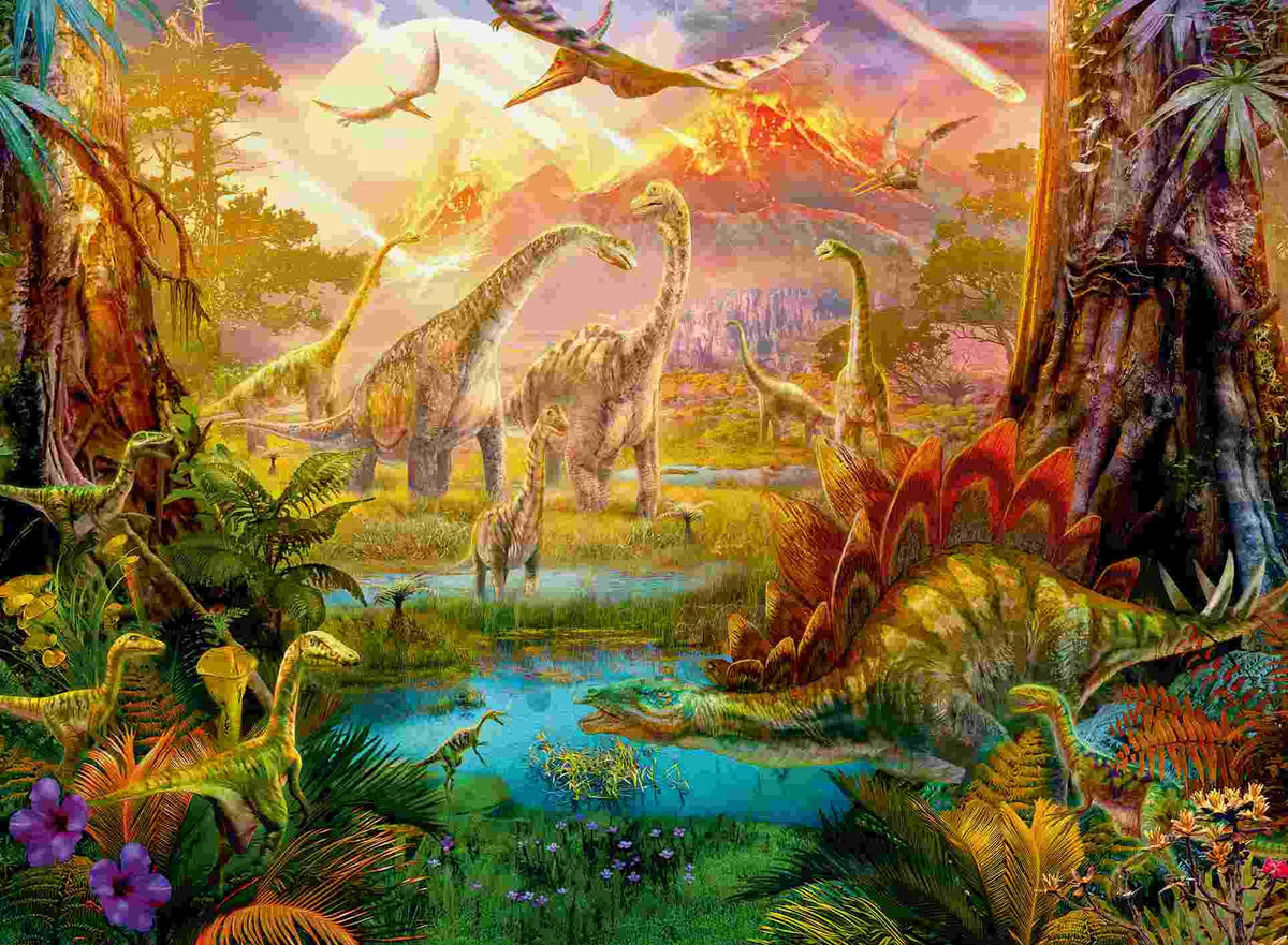 Im Dinoland Puzzle (500 Teile)