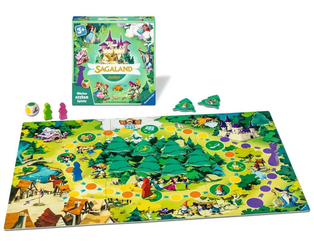 Junior Sagaland - Meine ersten Spiele - Merkspiel ab 3 Jahren