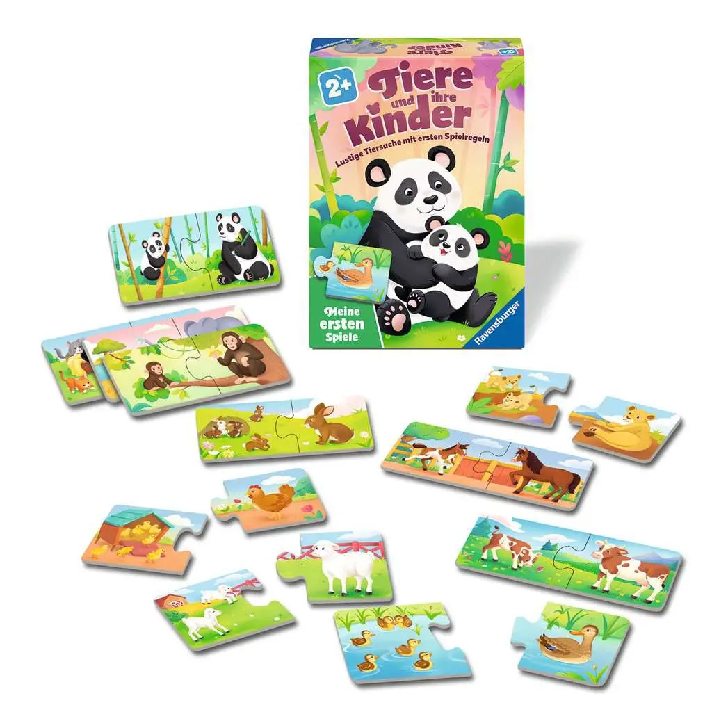 Tiere und ihre Kinder - Meine ersten Spiele - Zuordnungsspiel ab 2 Jahren