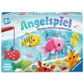 Angelspiel mit 1 Klett-Angel und 12 Filz-Fischen - Kinderspiel ab 2 Jahren
