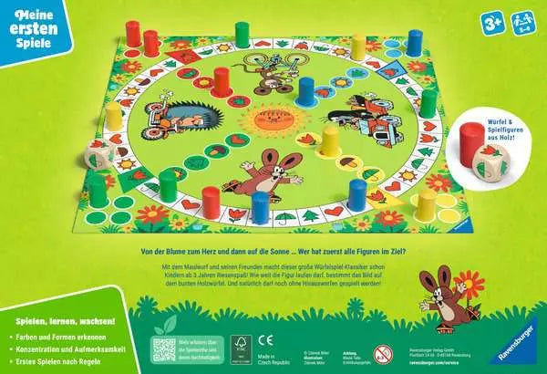 Der Maulwurf und sein Lieblingsspiel - Würfelspiel ab 3 Jahren
