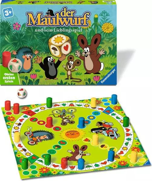 Der Maulwurf und sein Lieblingsspiel - Würfelspiel ab 3 Jahren