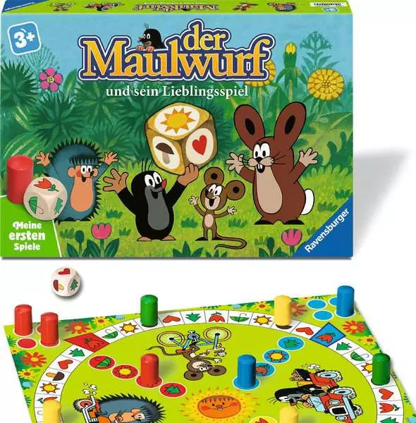 Der Maulwurf und sein Lieblingsspiel - Würfelspiel ab 3 Jahren