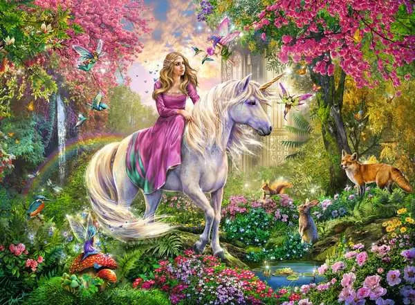 Puzzle 100 Teile XXL - Magischer Ausritt - ab 6 Jahren
