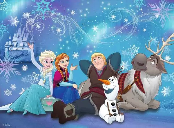 Puzzle 100 Teile XXL - Frozen Eiszauber - ab 6 Jahren