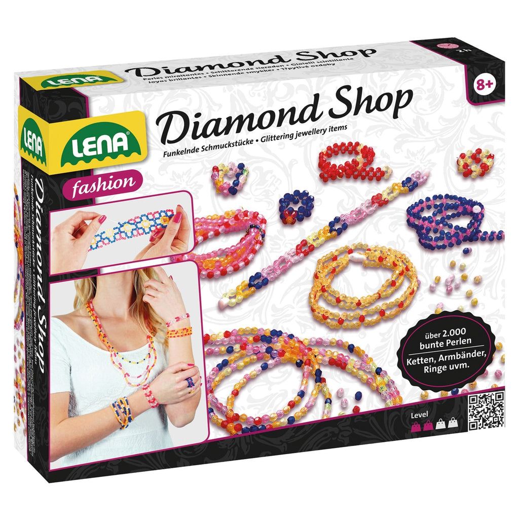 LENA Diamond Shop - 2000 bunte Perlen - ab 8 Jahren