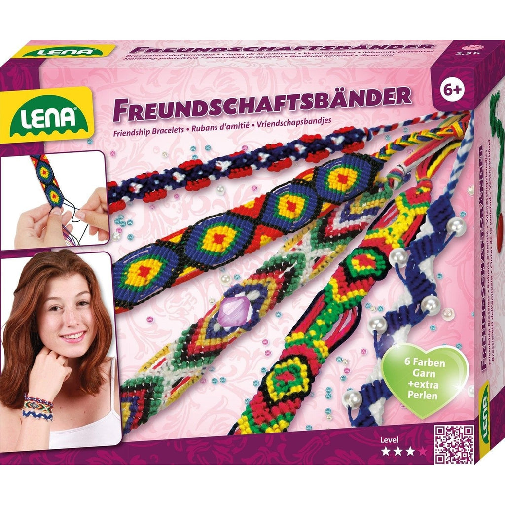 LENA Fashion Fun Freundschaftsbänder 6 Farben - ab 6 Jahren