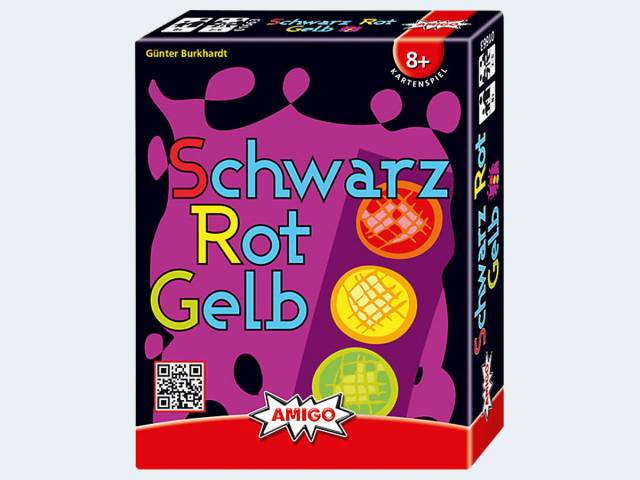 Schwarz Rot Gelb Kartenspiel - ab 8 Jahren